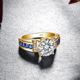 Diamond Ring For Women 100% Sterling Silver Good Quality Wedding Jewelry